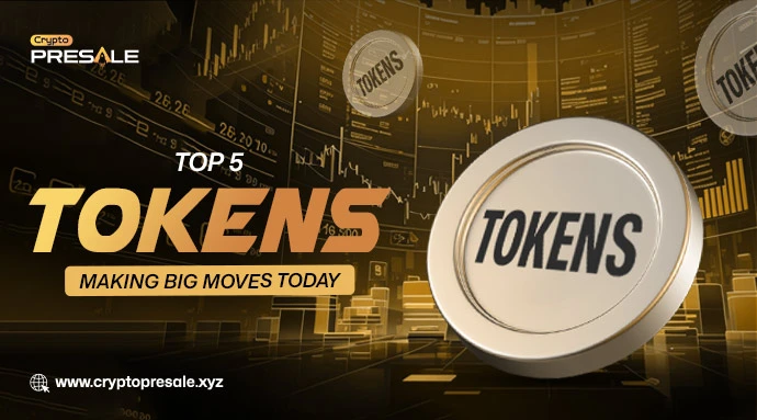 Top 5 Tokens Making Major Gains in the Crypto Market Today