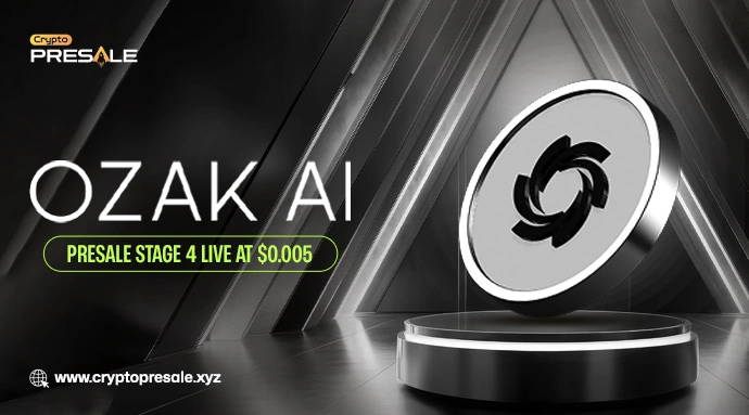 Ozak AI Presale Stage 4 Live- Buy $OZ Tokens Now at Just $0.005