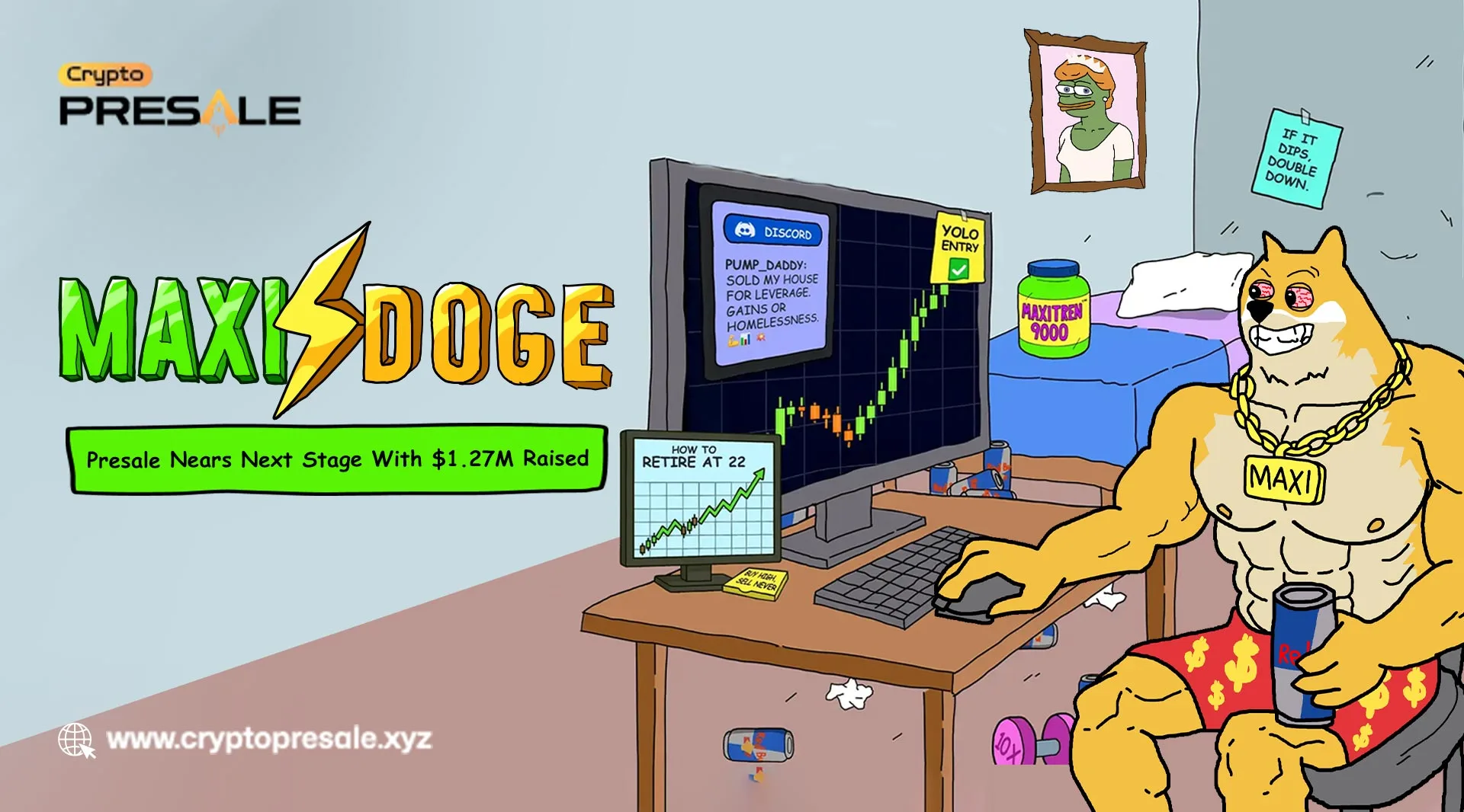 Maxi Doge Presale Nears New Stage After Surpassing $1.2 Million