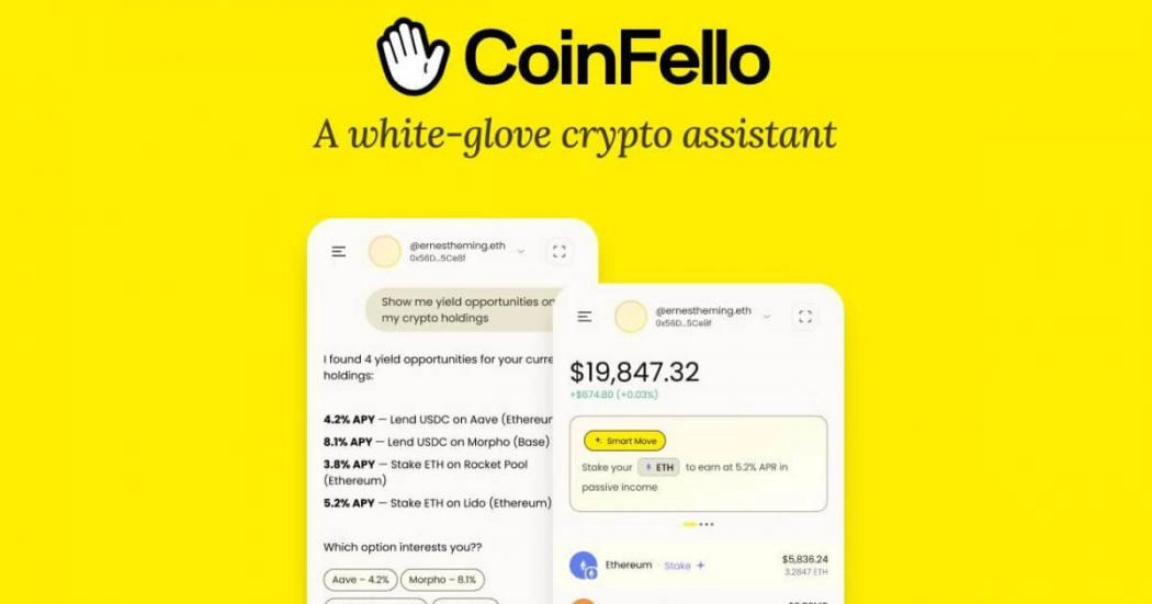 CoinFello Self-Sovereign AI Agent for Crypto Automation