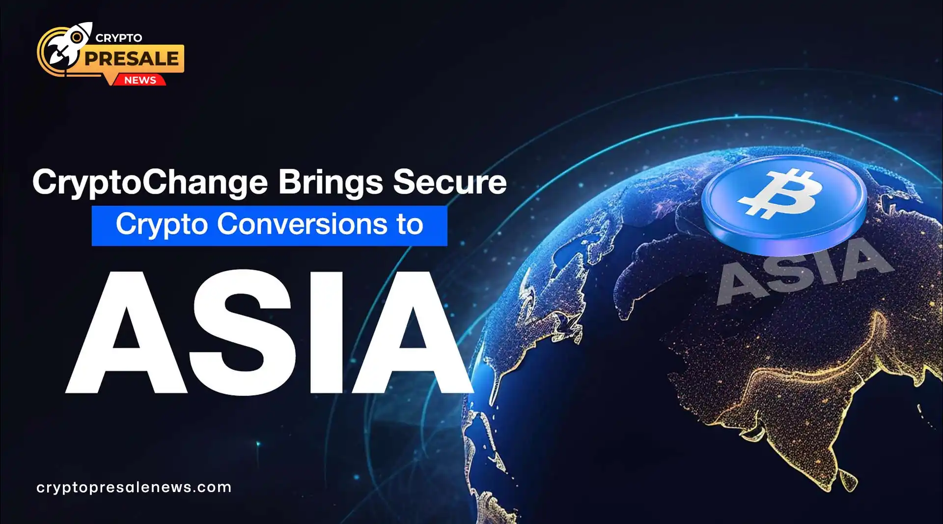 CryptoChange app showing live crypto rates