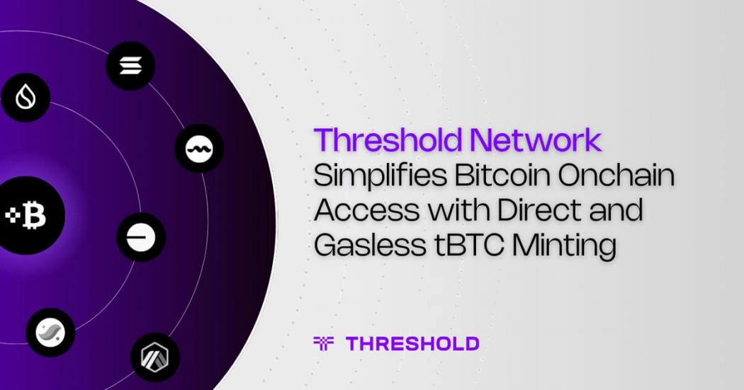 Threshold Network tBTC app for Bitcoin on-chain access