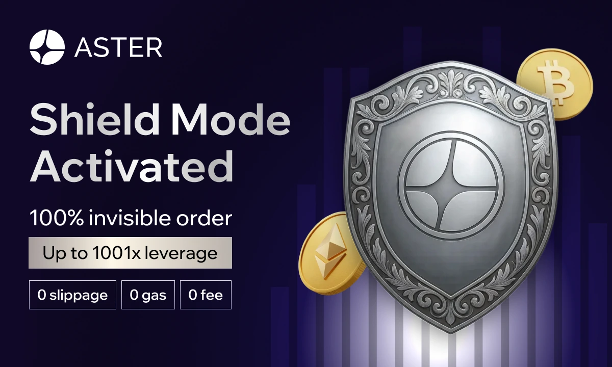 Aster Shield Mode on-chain trading launch