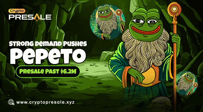 Strong Demand Pushes Pepeto Presale Past $6.2M With Investor Buzz