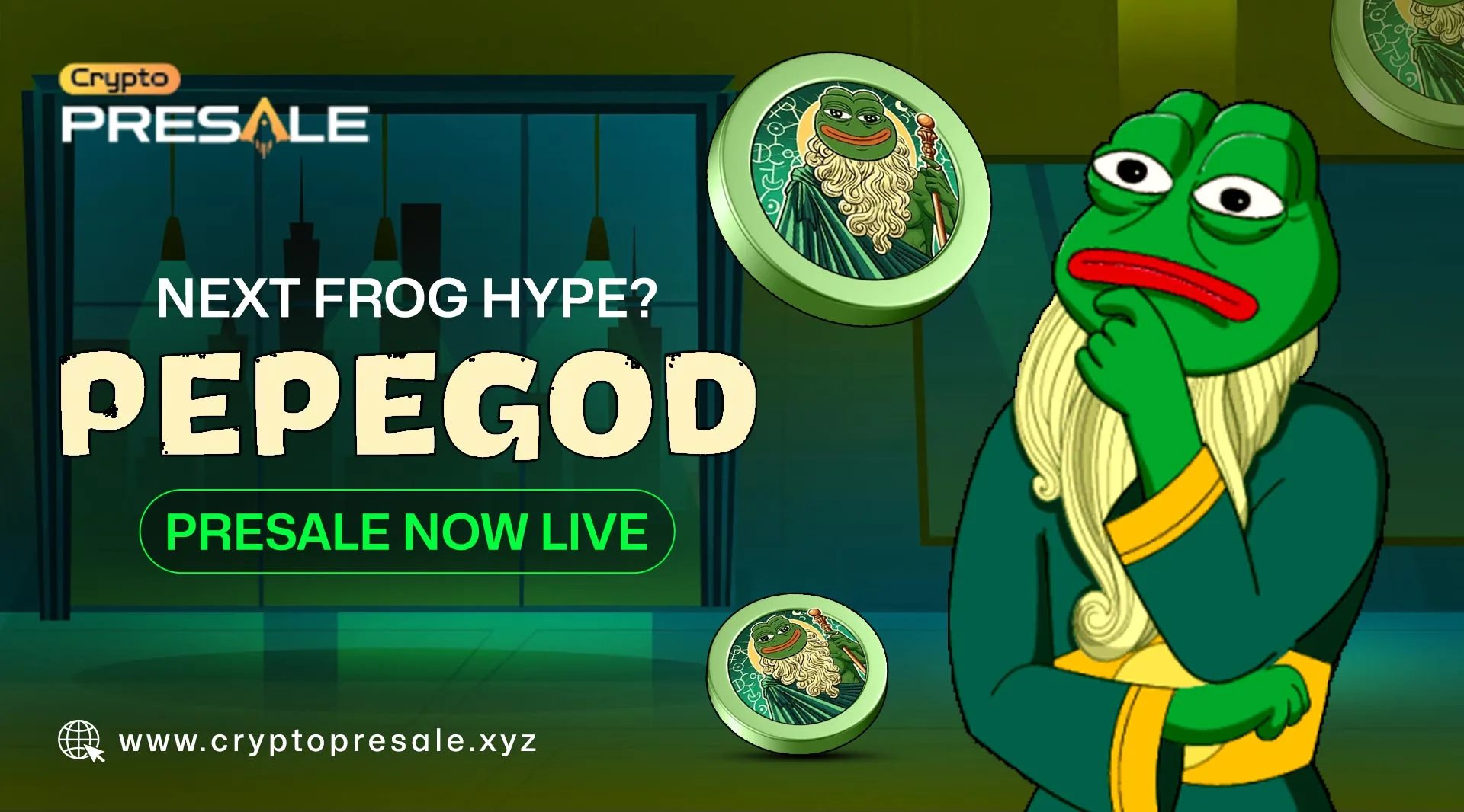Next Frog Hype? PepeGod Presale Now Live With Staking Rewards