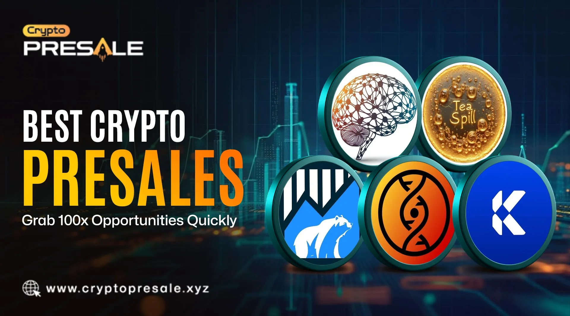 Best Crypto Presales Offering Early Access to 100x Crypto Tokens