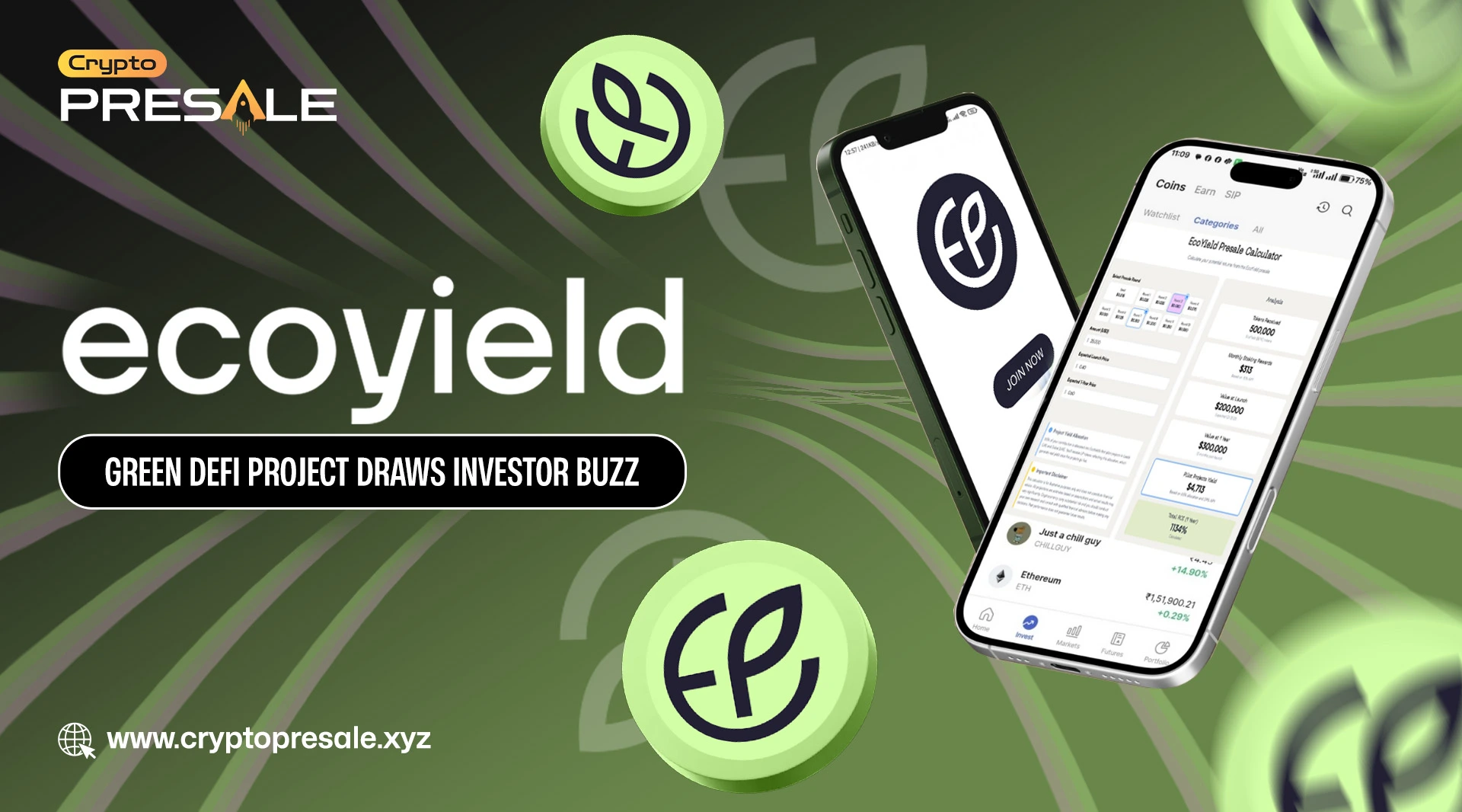 EcoYield DeFi Project Gains Investor Buzz in Green Crypto Space