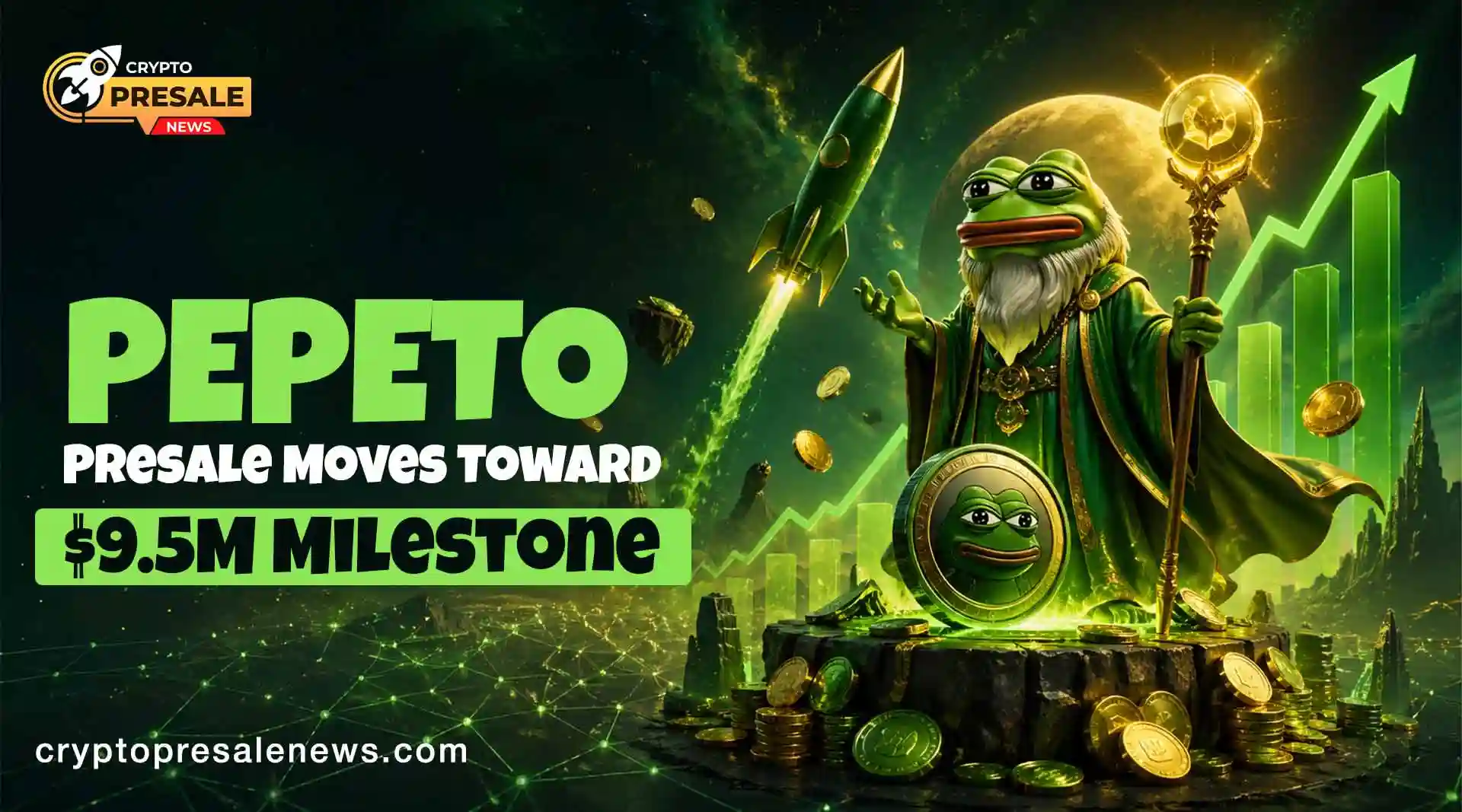 Crypto Presale News: Pepeto Raised $9.5M Can It Hit