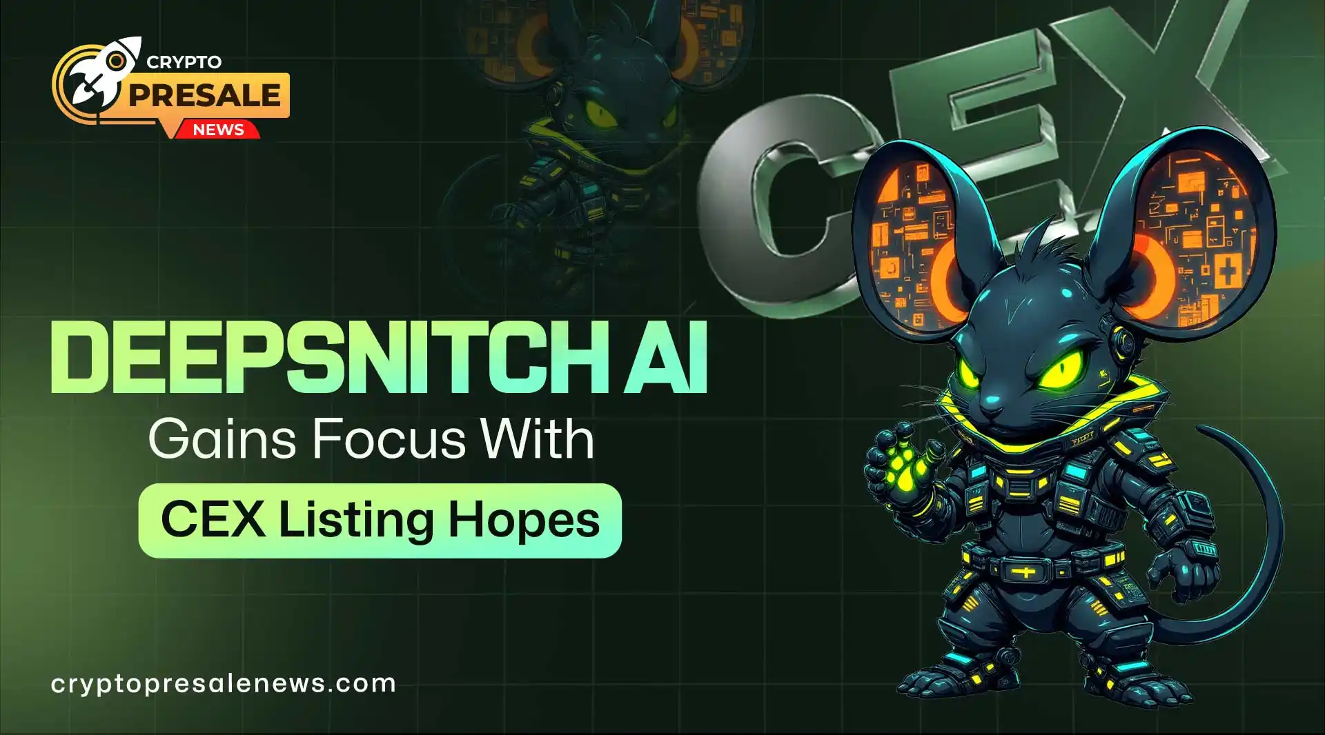 Crypto Presale News: DeepSnitch AI Faces Listing Rumors