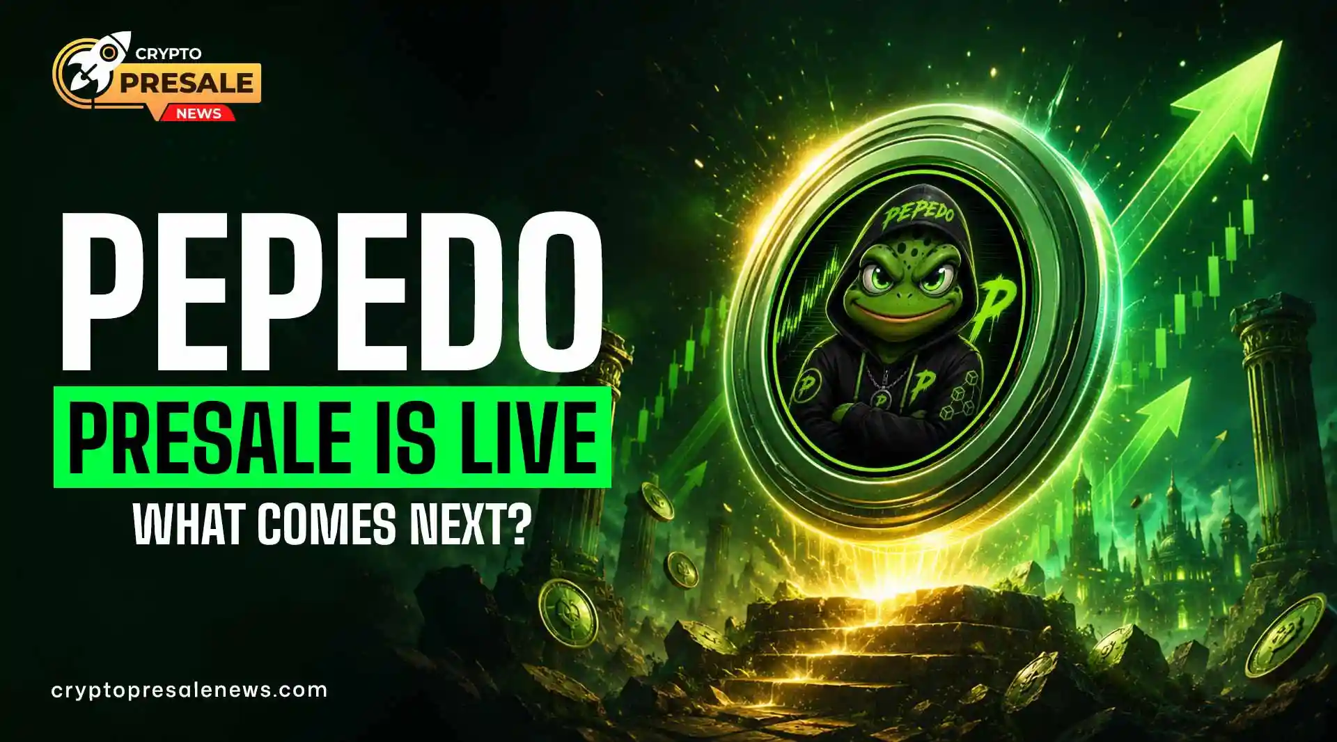 Crypto Presale News: Pepedo Sale Live, What comes next?