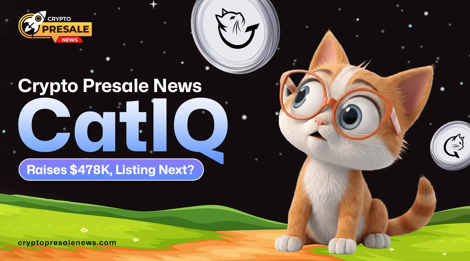Crypto Presale News: CatIQ Sale Hits $478K, Listing Next?