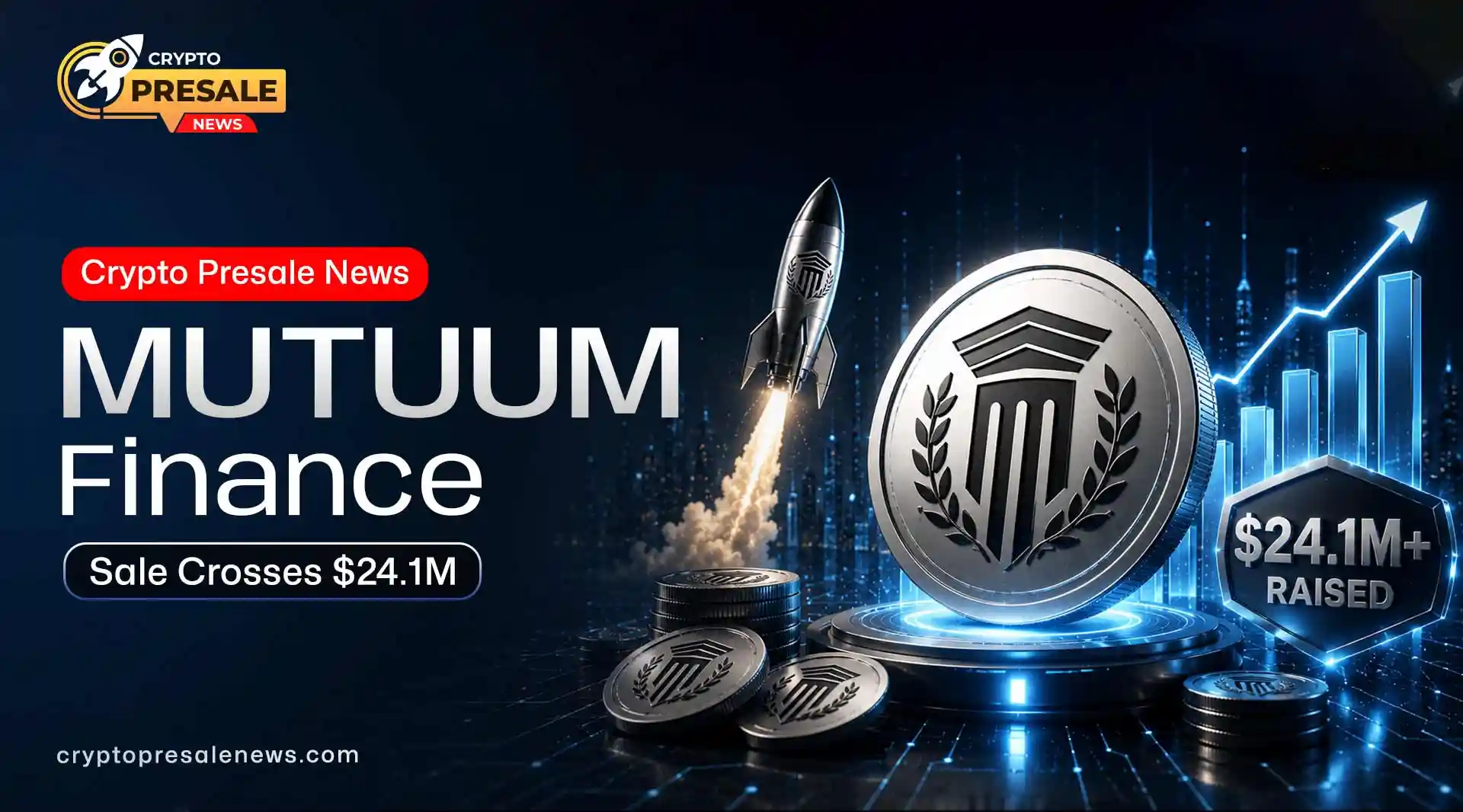 Crypto Presale News: Mutuum Finance sale crosses $24.1M