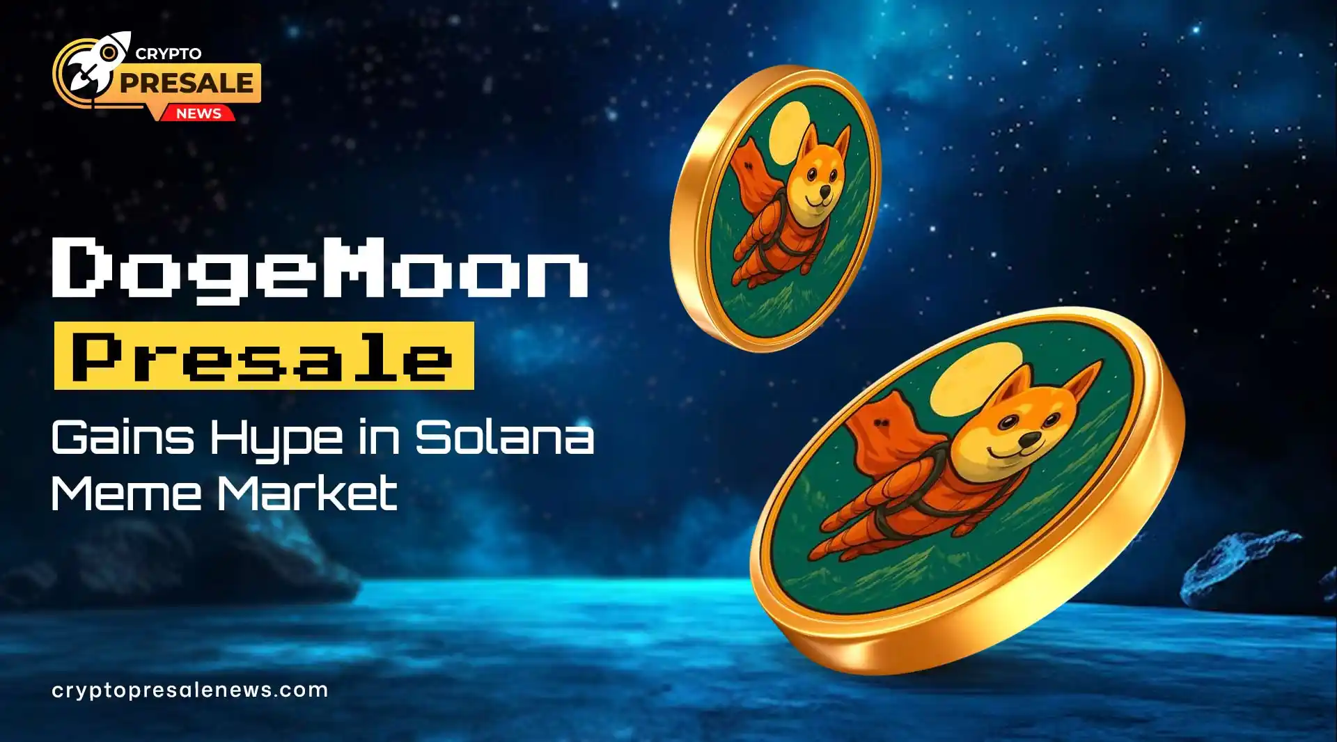 DogeMoon Presale Expands in Solana Meme Coin Market Buzz