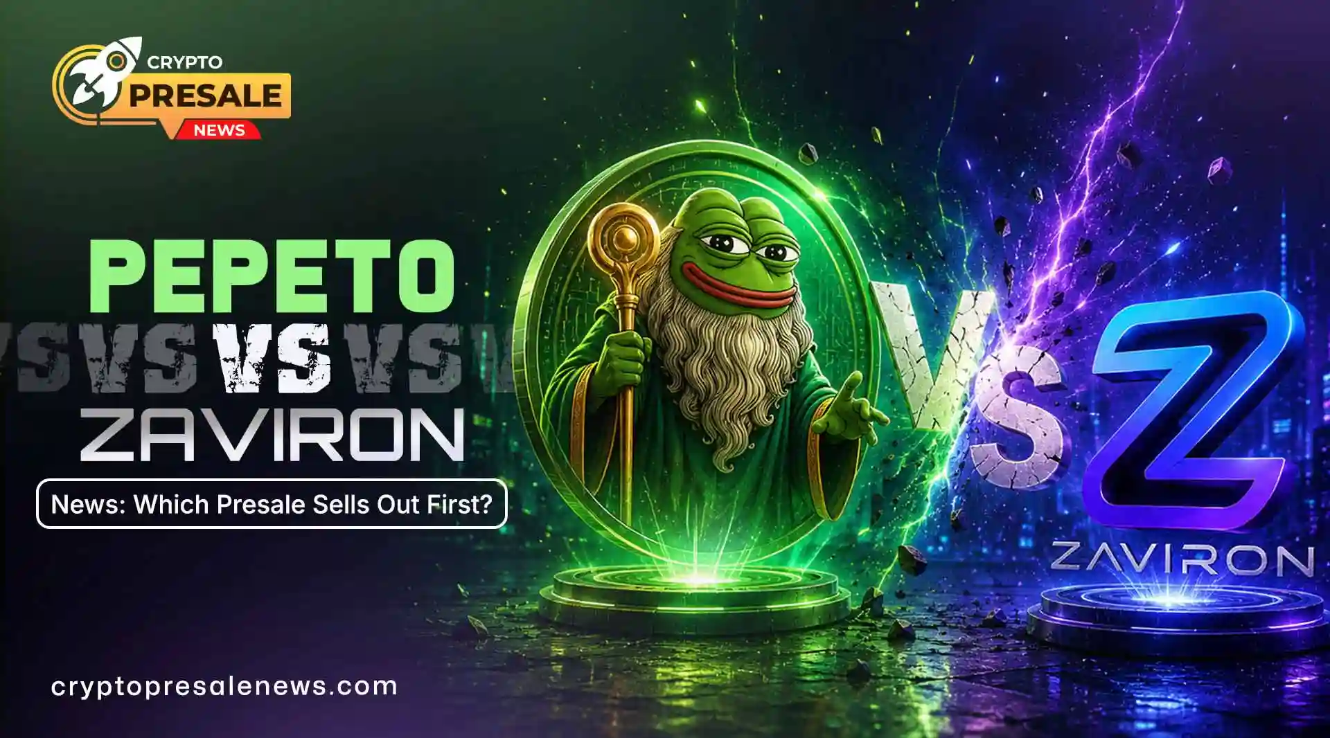 Crypto Presale News: Pepeto vs Zaviron, Who Sells Out First?