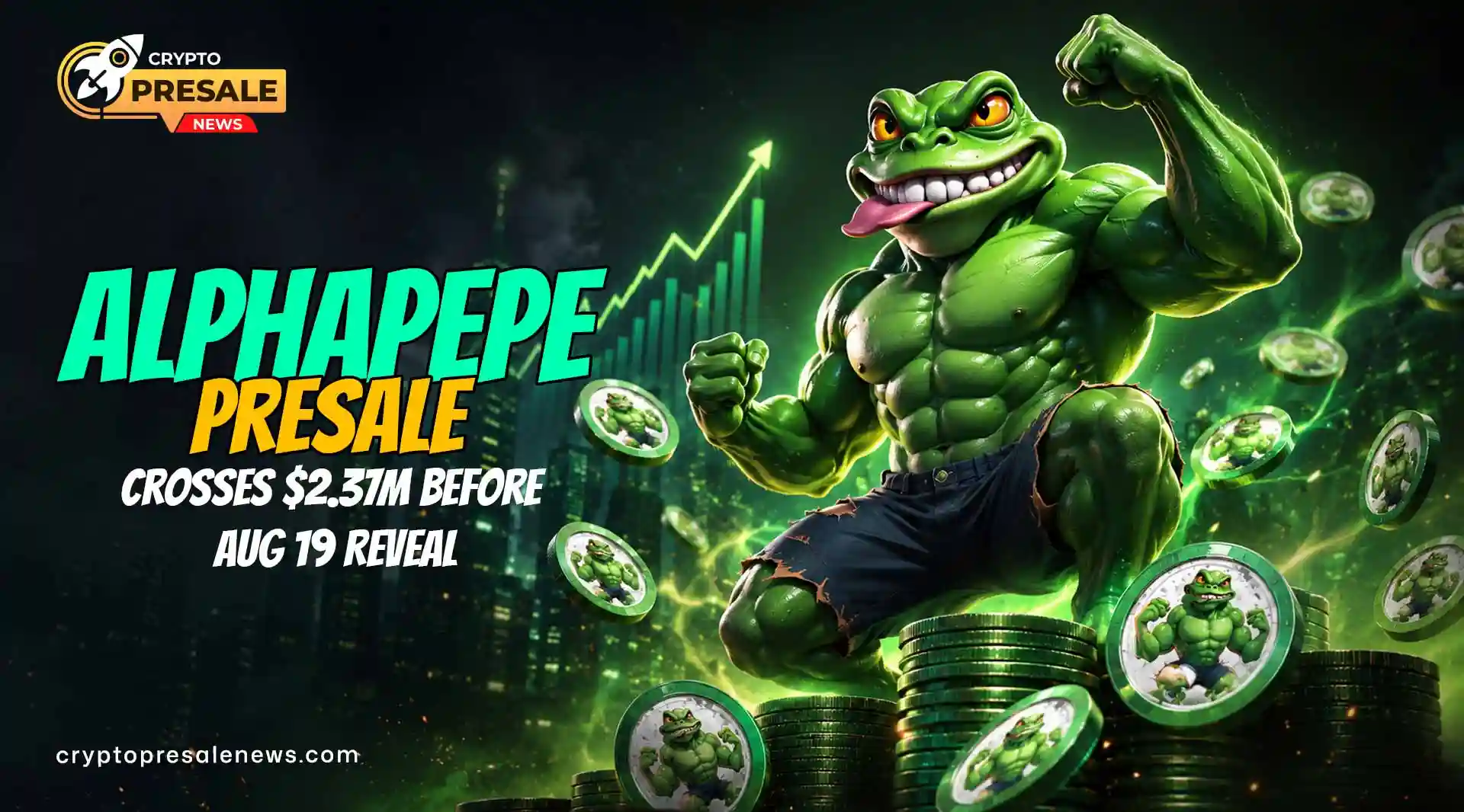 Crypto Presale News: AlphaPepe Hits $2.37M Presale Milestone