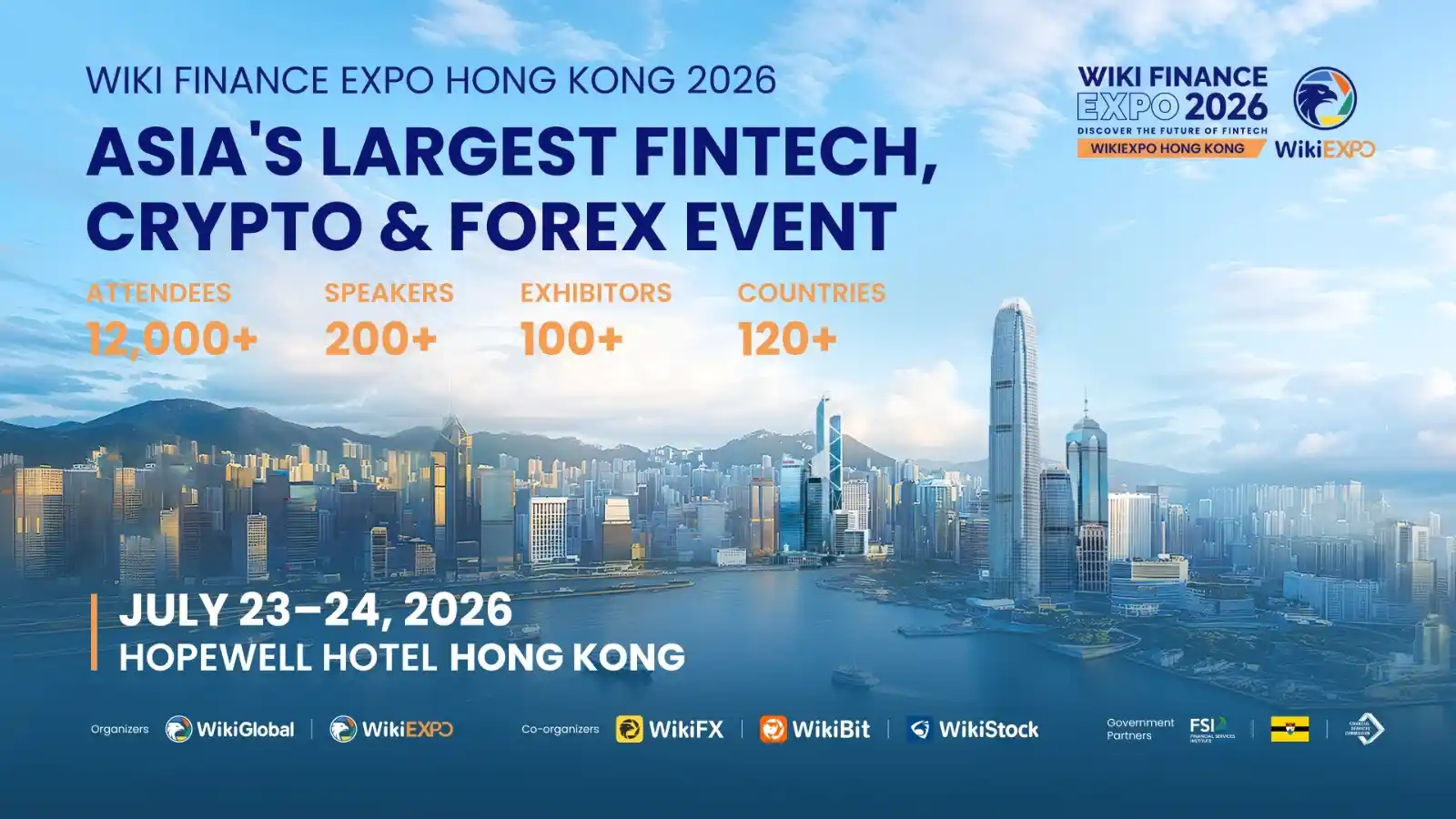 Wiki Finance Expo Hong Kong 2026: Asia's Largest Fintech & Web3.0 event