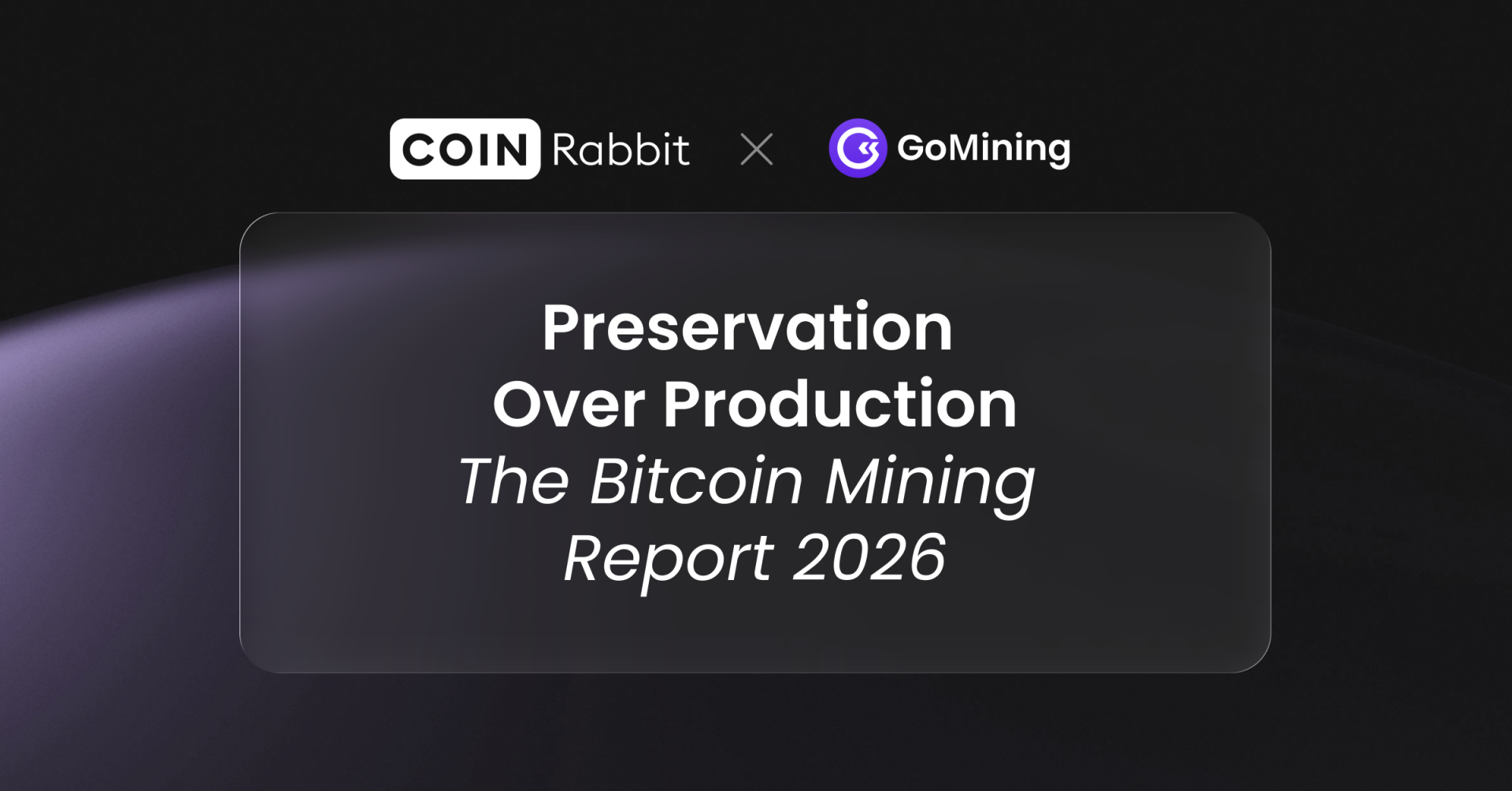 CoinRabbit and GoMining Report: Managing Bitcoin Matters More Than Mining Volume