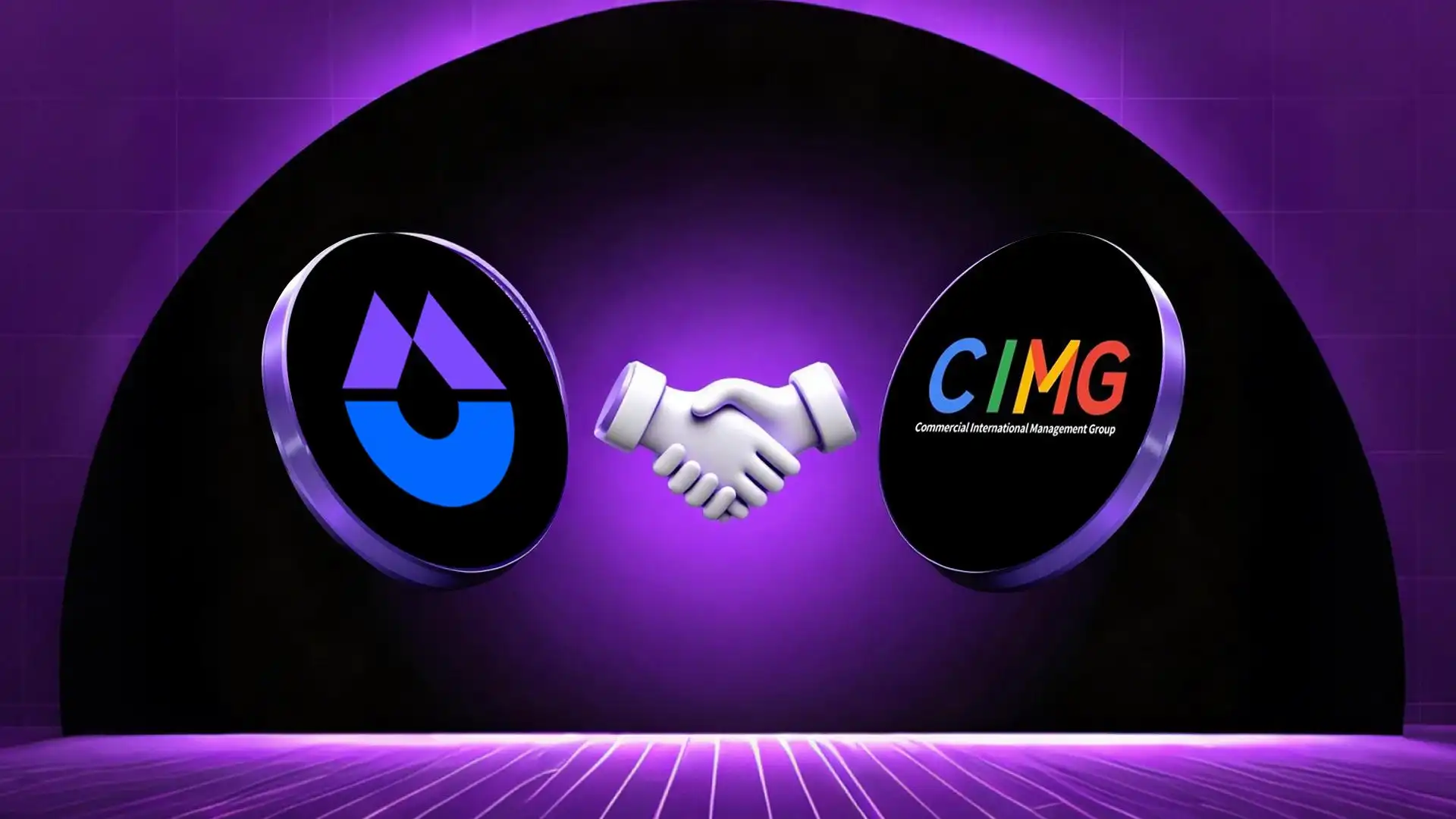 iZUMi Finance Acquisition partnership shown with handshake between iZUMi Finance and CIMG logos