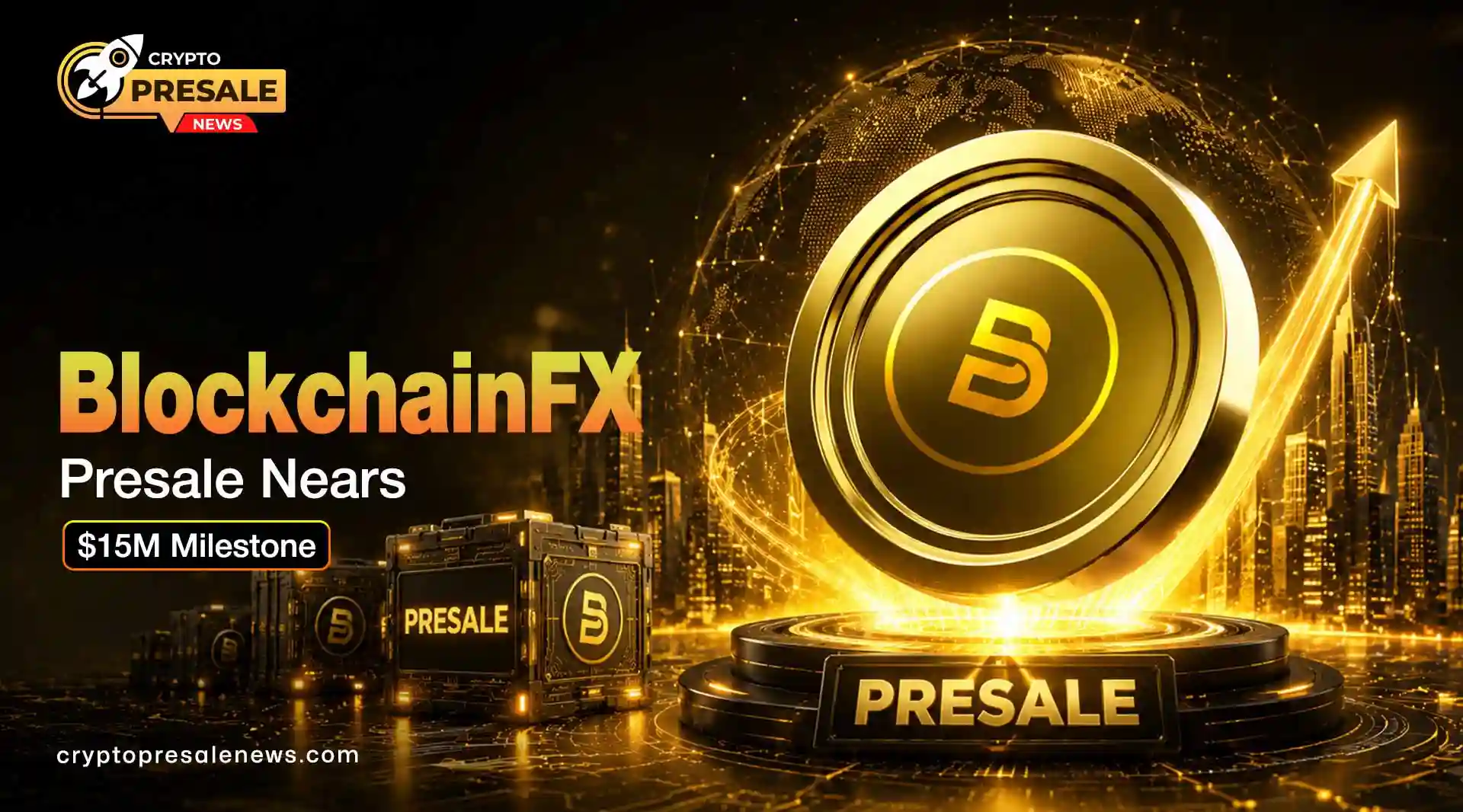 Crypto Presale News: BlockchainFX Moves Closer to
