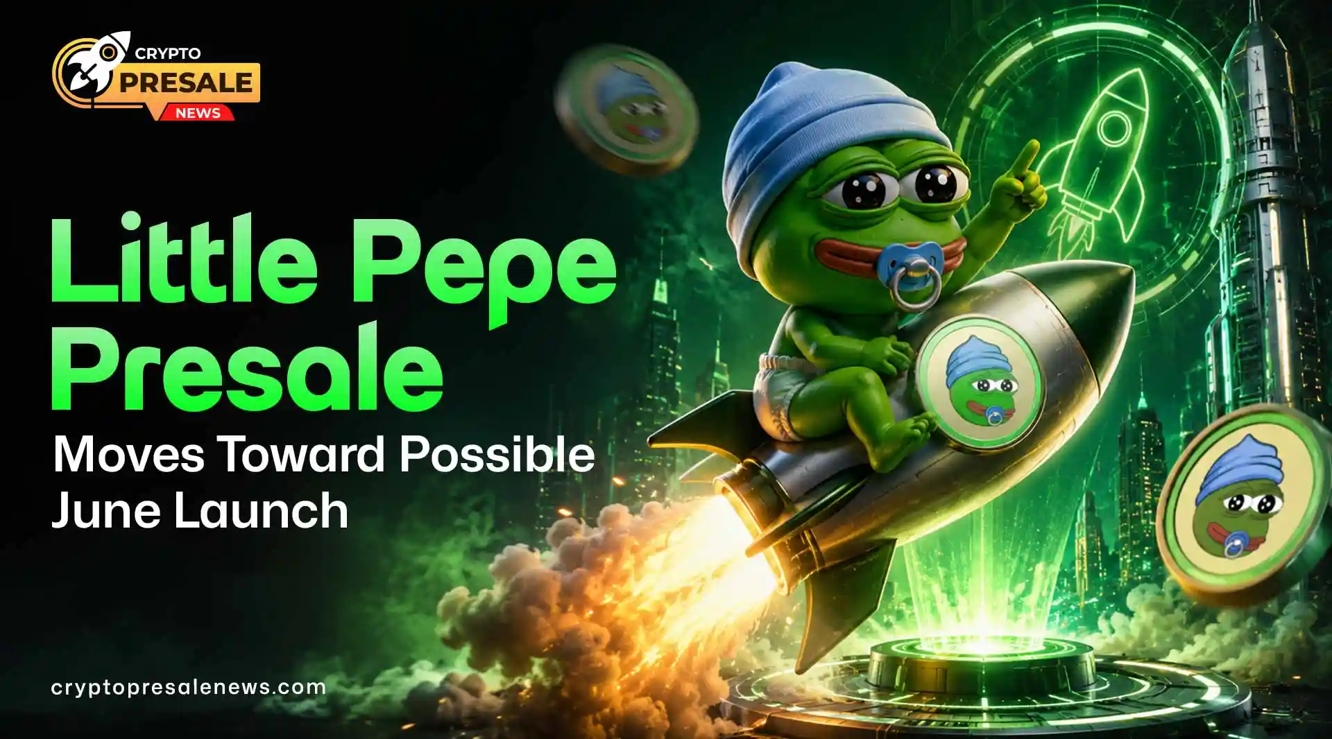 Crypto Presale News: Little Pepe Nears June 1 Launch