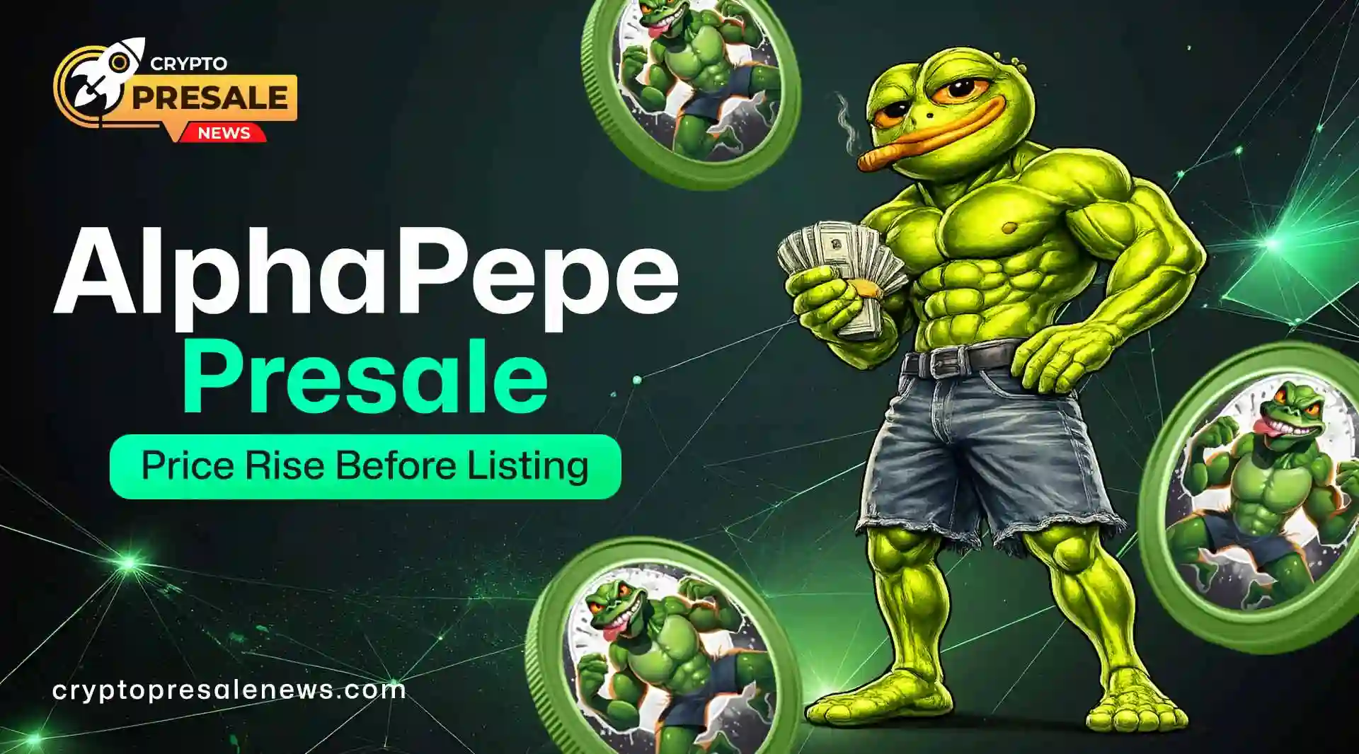 Crypto Presale News: AlphaPepe Stage 15 Live Price Gap