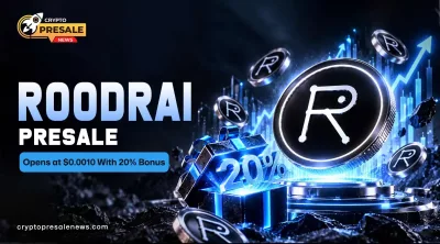 Roodrai Presale Opens at $0.0010 With a 20% Bonus in Stage 1