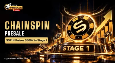 ChainSpin Presale: $306K Raised as Stage 1 Gains Momentum