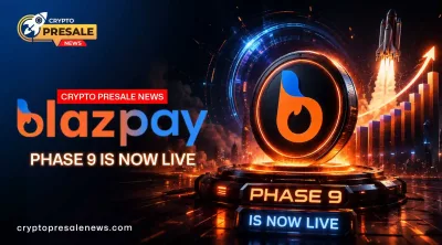 Crypto Presale News: Blazpay Phase 9 Nears $2.62M Before TGE