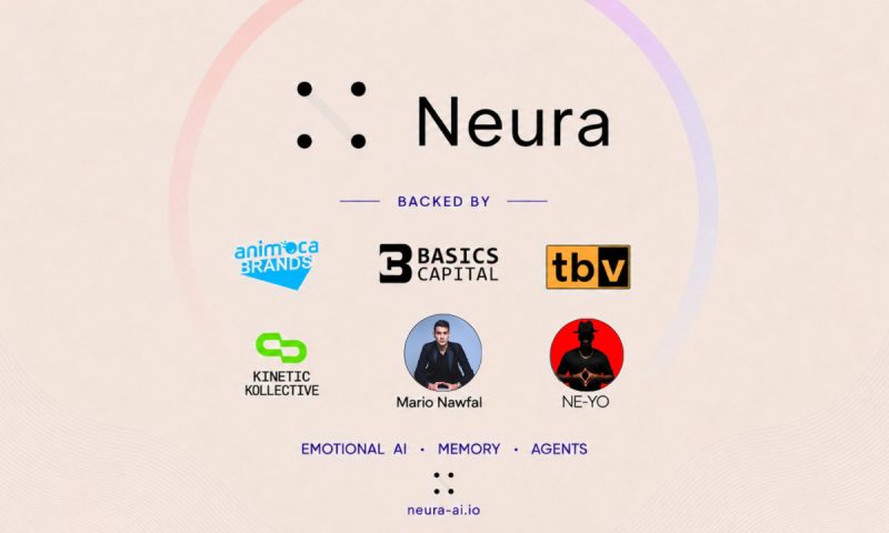 Neura emotional AI on-chain memory ledger funding announcement