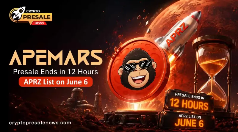 Crypto Presale News: ApeMars Presale Ends Tonight at 9:25 PM