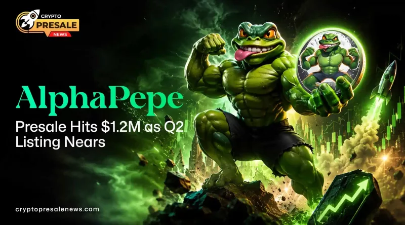 Crypto Presale News: AlphaPepe Hits $1.2M Before Q2