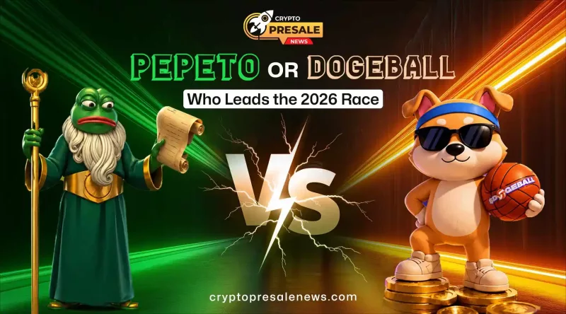 Crypto Presale News Pepeto versus DOGEBALL presale comparison