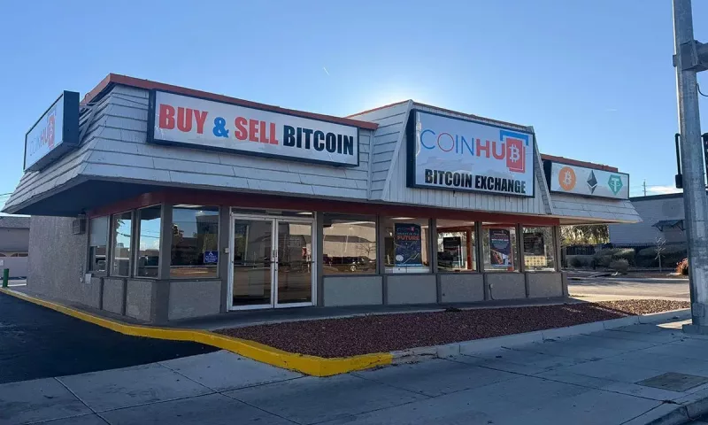 Coinhub Exchange branches storefront in Las Vegas
