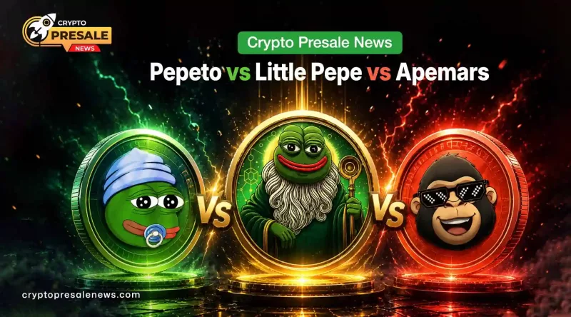 Crypto Presale News: Pepeto vs Little Pepe vs Apemars Review