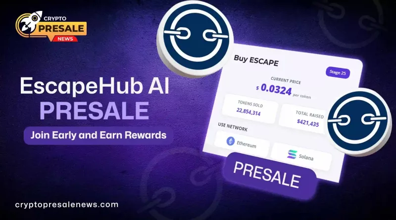 Crypto Presale News EscapeHub Web3 tooling presale progress