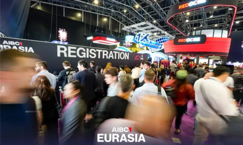 AIBC Eurasia 2026 summit crowd at Dubai Festival Arena