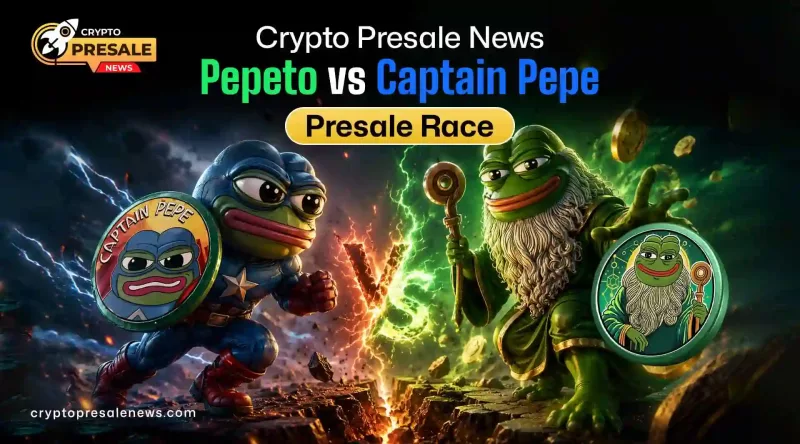 Crypto Presale News: Pepeto vs Captain Pepe Presale Race