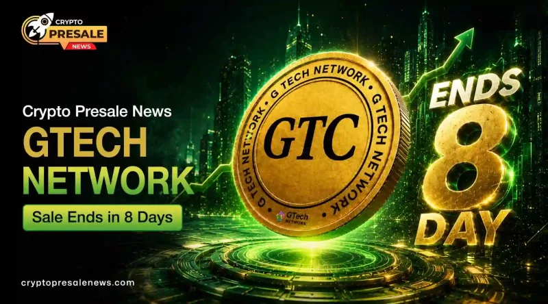 Crypto Presale News: 8 Days Left for GTech Network Sale