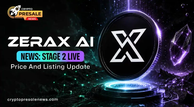 Crypto Presale News: Zerax AI Sale Raises $201K in Stage 2