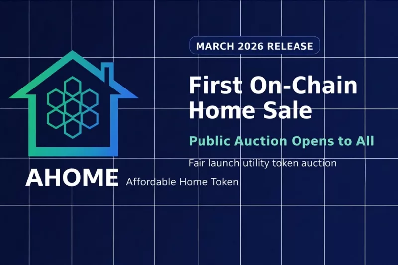 Alabama home construction sale using Ethereum token reservation