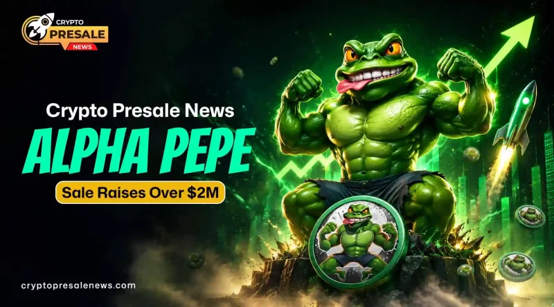 Crypto Presale News AlphaPepe fundraising progress chart