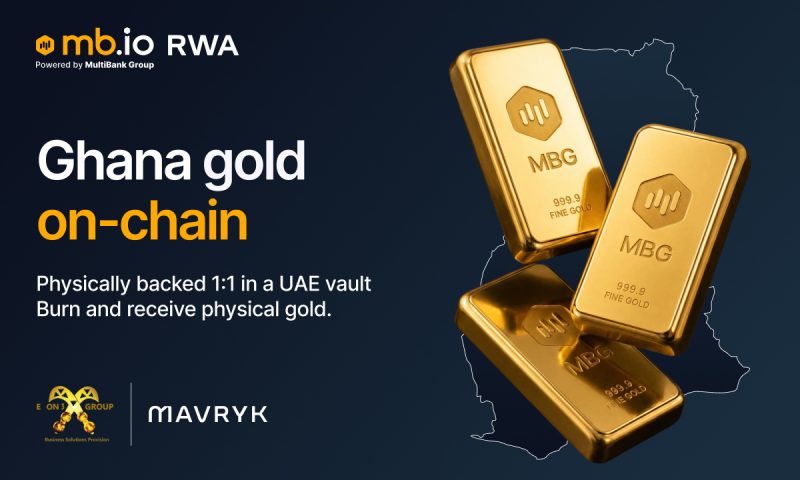 mb.io Ghana gold tokenisation institutional partnership diagram