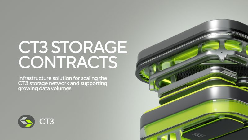 CT3 Storage Contracts decentralized storage architecture diagram