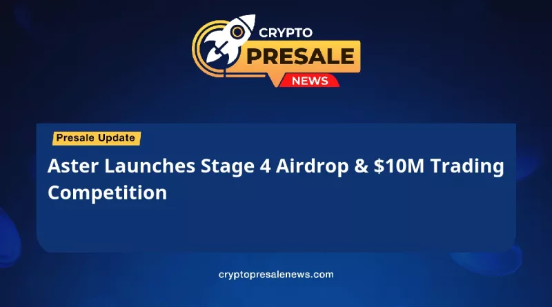 Aster Stage 4 Airdrop dashboard showing weekly Epoch rewards