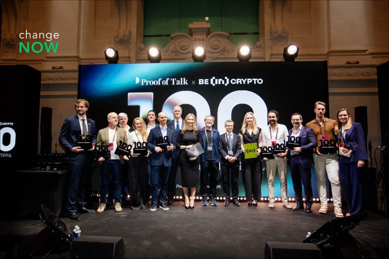 ChangeNOW Best Digital Assets Fintech award ceremony