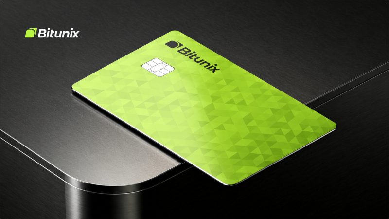 Bitunix Card Visa payment solution interface