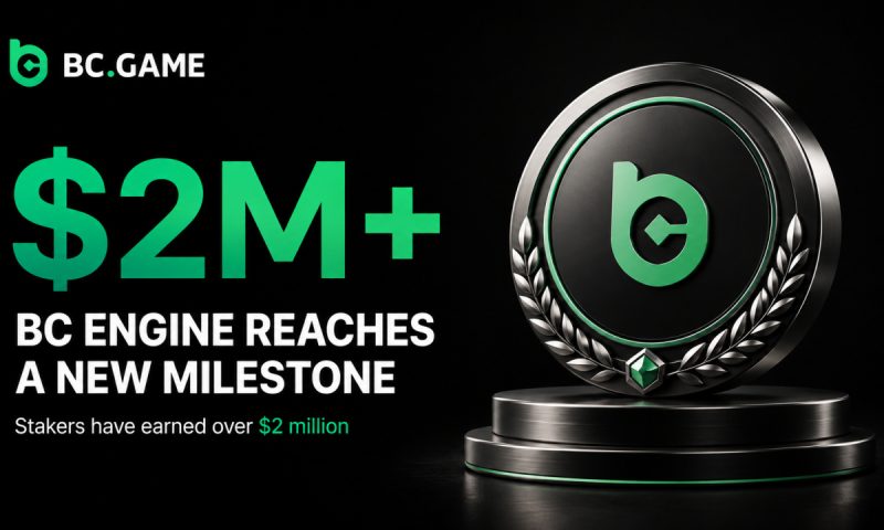 BC Engine stakers cumulative BCD rewards milestone