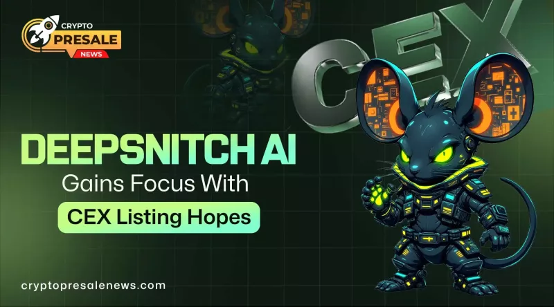 Crypto Presale News DeepSnitch AI post-listing price chart