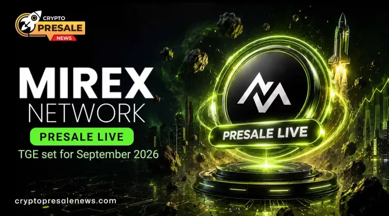 Crypto Presale News: Mirex Network Sale and Listing Update
