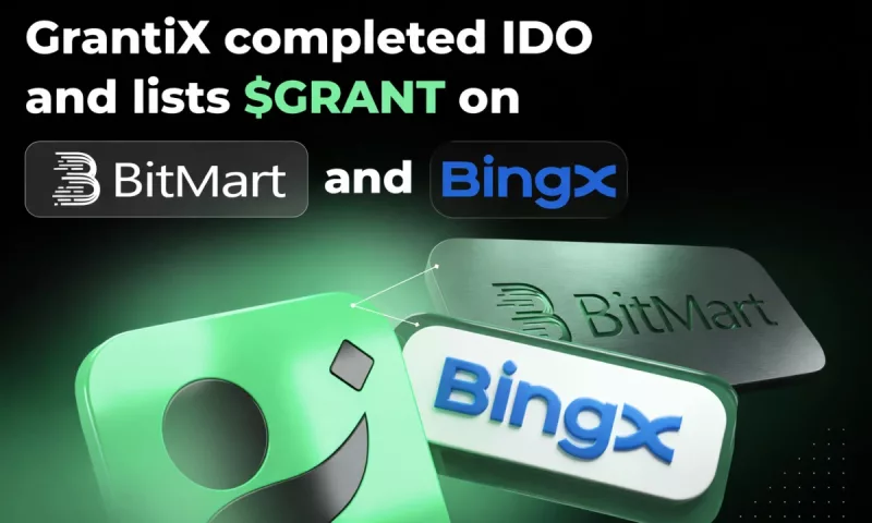GrantiX GRANT token listing on BitMart and BingX exchanges
